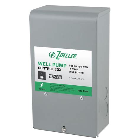 zoeller steel control box|submersible well pump control box.